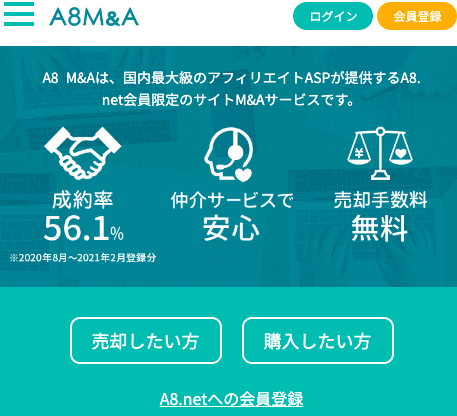 A8M&Aの紹介画像